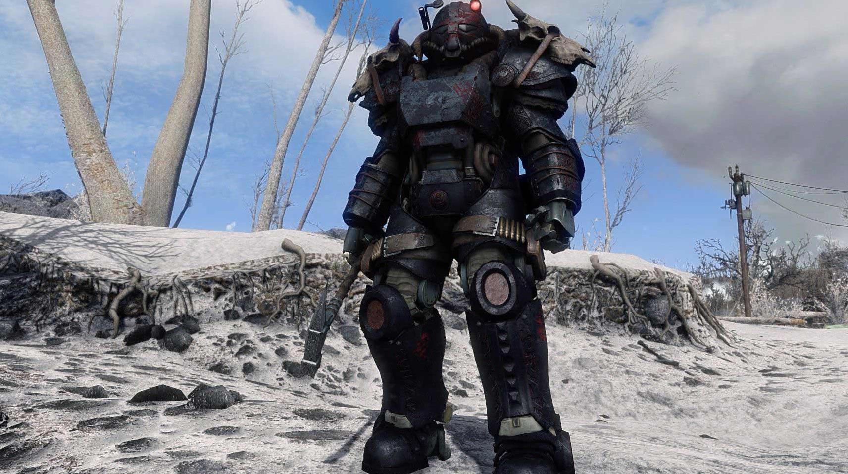 辐射4上古卷轴5天际风格动力甲MOD下载