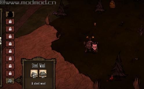 饥荒：联机版钢丝绒可以被制作MOD下载
