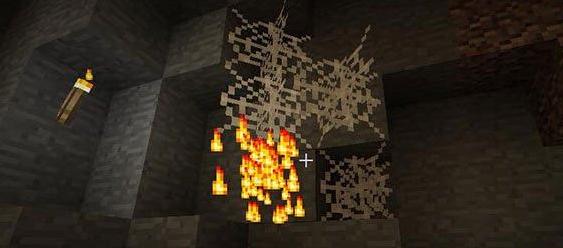 我的世界v1.10.2可烧毁的蜘蛛网MOD下载