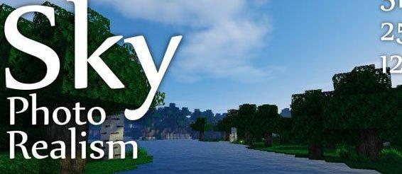 我的世界天空照片写实材质包下载