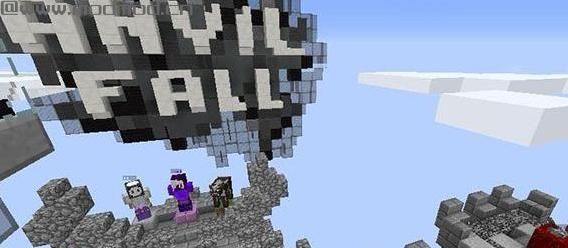 我的世界v1.10.2铁砧瀑布跑酷地图下载