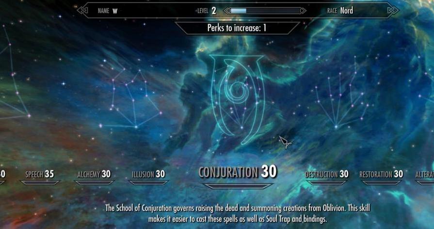 上古卷轴5：天际重制版初始能力值调整MOD下载