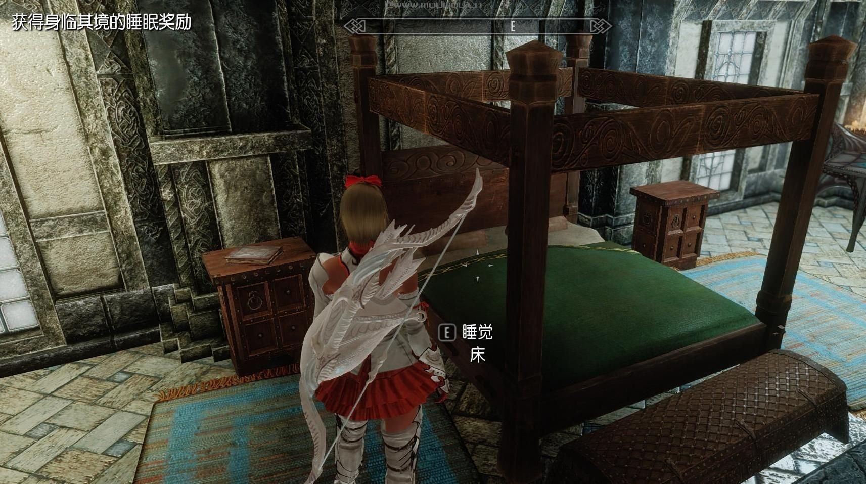 上古卷轴5：天际重制版身临其境的睡眠奖励MOD下载
