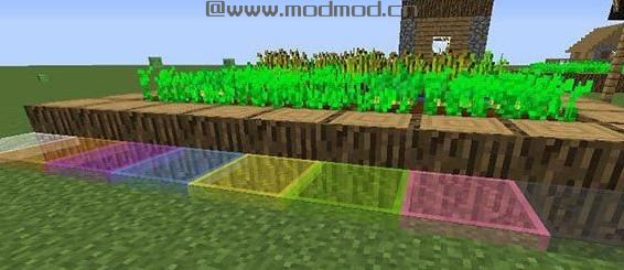 我的世界v1.8.0可平放的玻璃板MOD下载