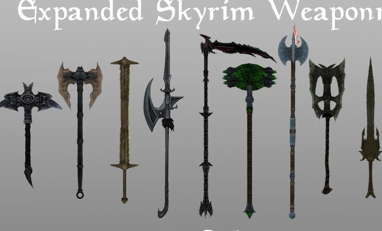 上古卷轴5：天际重制版武器和魔杖MOD下载