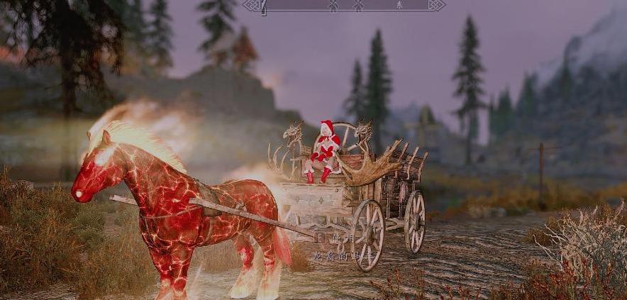 上古卷轴5：天际重制版龙裔马车MOD下载
