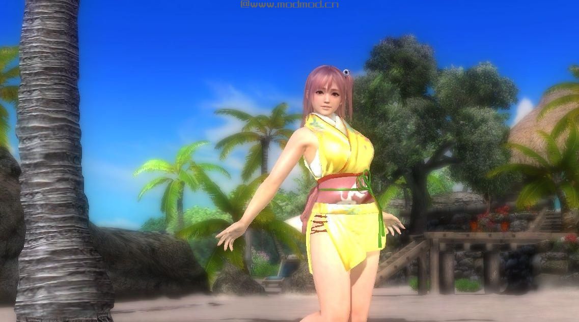 死或生5：最后一战穗乃果金色忍者裝束MOD下载