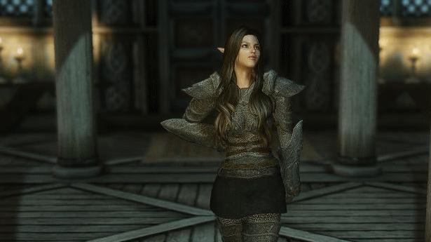 上古卷轴5：天际重制版精灵铠甲衣服MOD下载