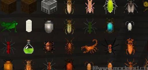 我的世界v1.9.4可食用的昆虫MOD下载