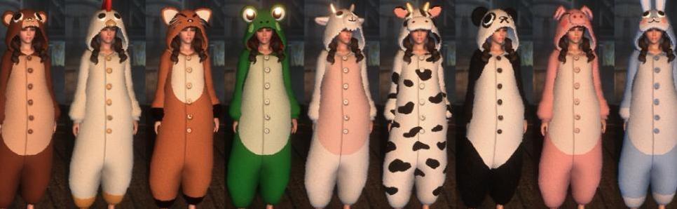 上古卷轴5：天际重制版小动物衣服MOD下载