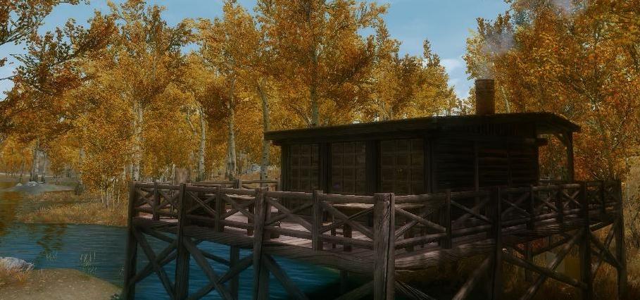 上古卷轴5：天际重制版裂谷城钓鱼小屋MOD下载