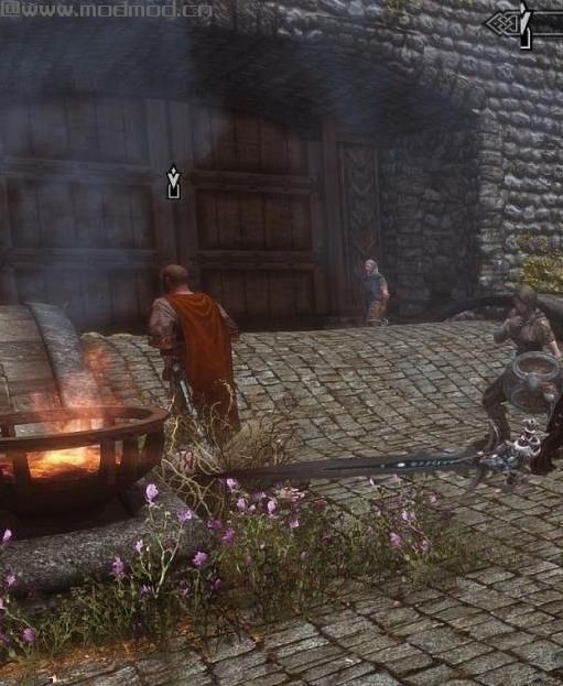 上古卷轴5：天际重制版旧武器移植霜之哀伤MOD下载