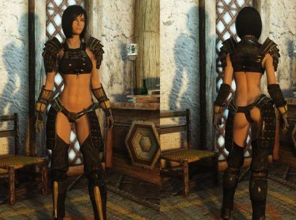 上古卷轴5：天际重制版装备清凉化MOD下载