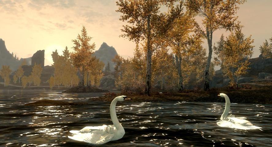 上古卷轴5：天际重制版水上的生物MOD下载