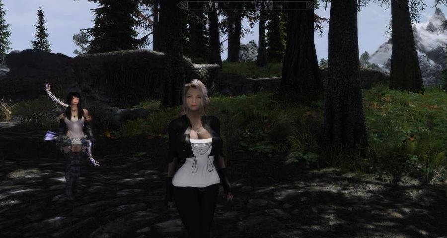 上古卷轴5：天际重制版黑寡妇衣服MOD下载