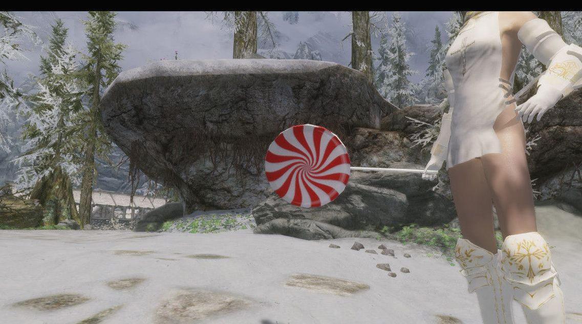 上古卷轴5棒棒糖武器MOD下载