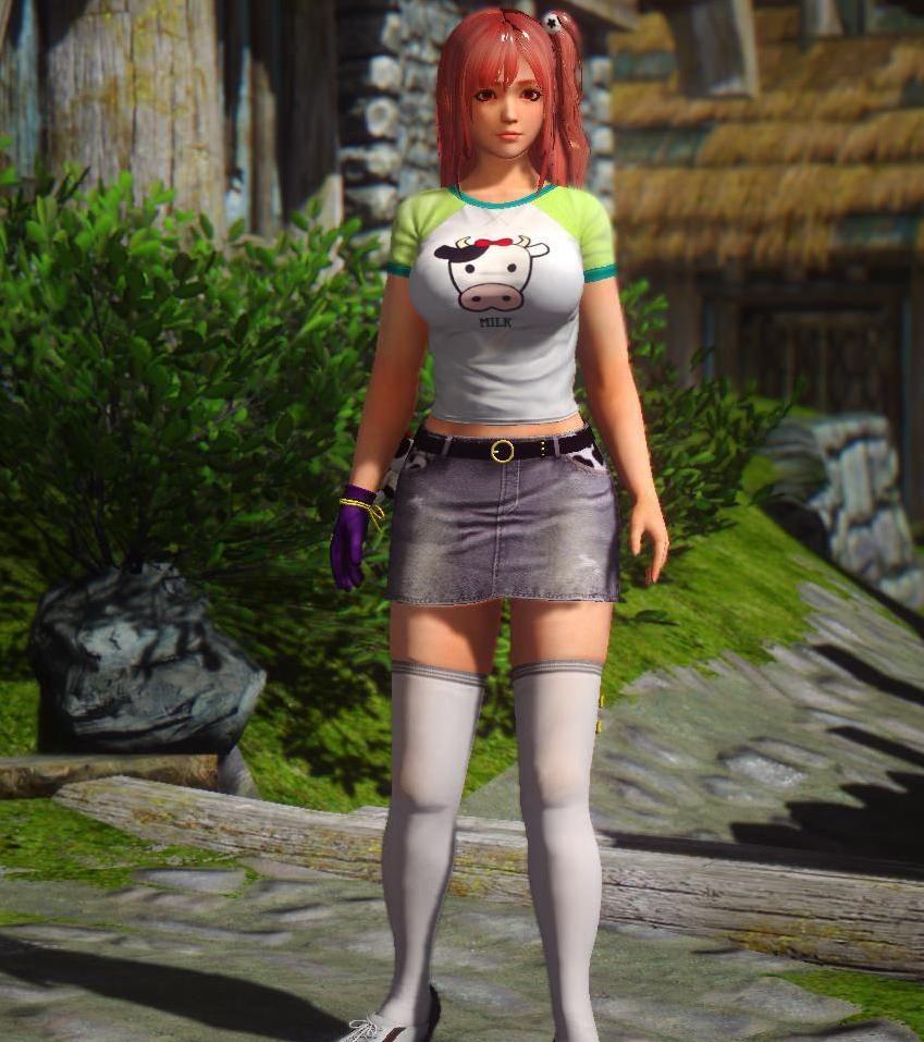 上古卷轴5：天际重制版LoveLive高坂穗乃果服装MOD下载