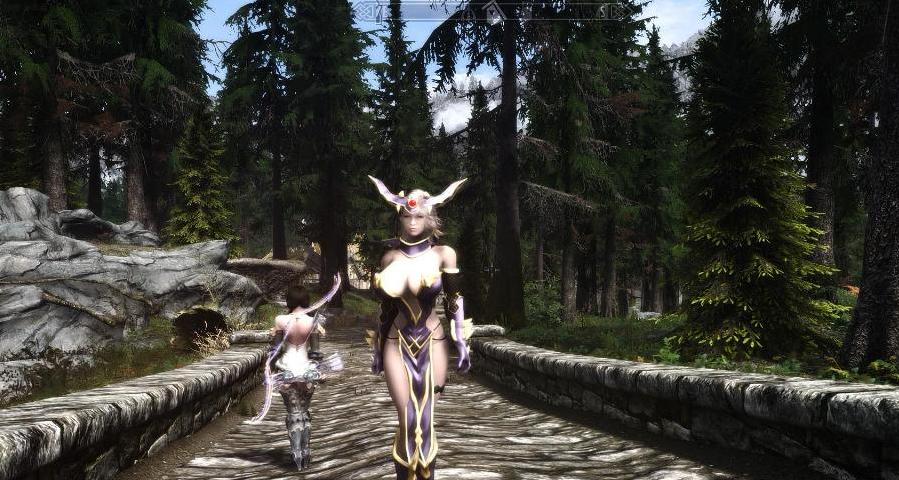 上古卷轴5：天际重制版妖后MOD下载