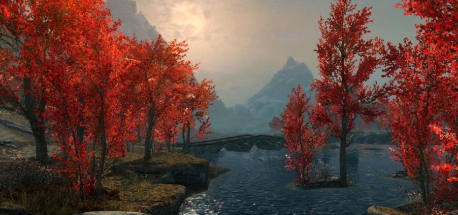 上古卷轴5：天际重制版红色的枫树MOD下载