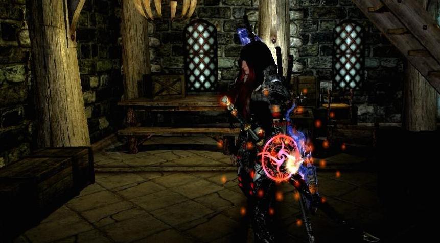 上古卷轴5：天际重制版粒子装备MOD下载