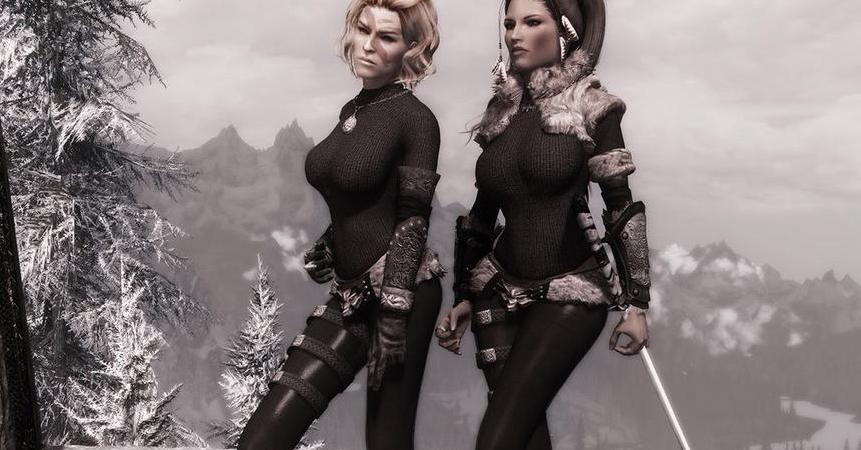 上古卷轴5：天际重制版北方女孩护甲MOD下载