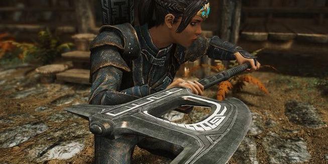上古卷轴5：天际重制版矮人黑武器MOD下载