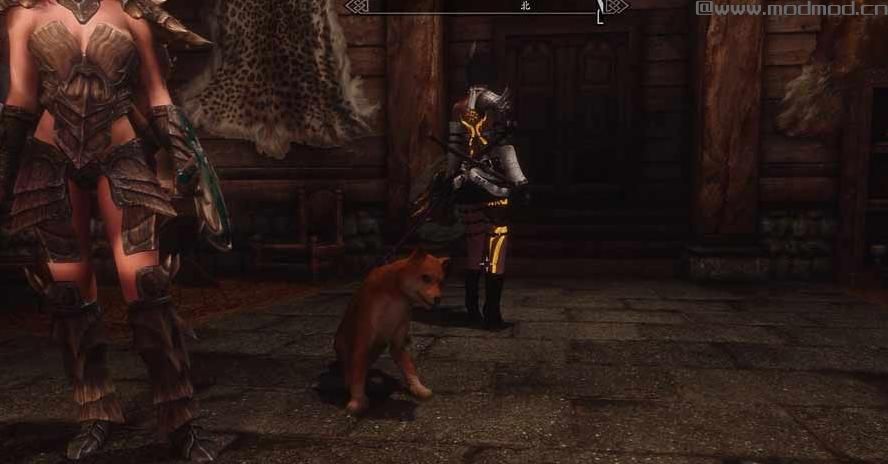 上古卷轴5：天际重制版柴犬MOD下载