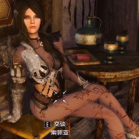 上古卷轴5：天际重制版黑沙之黑暗骑士套装MOD下载