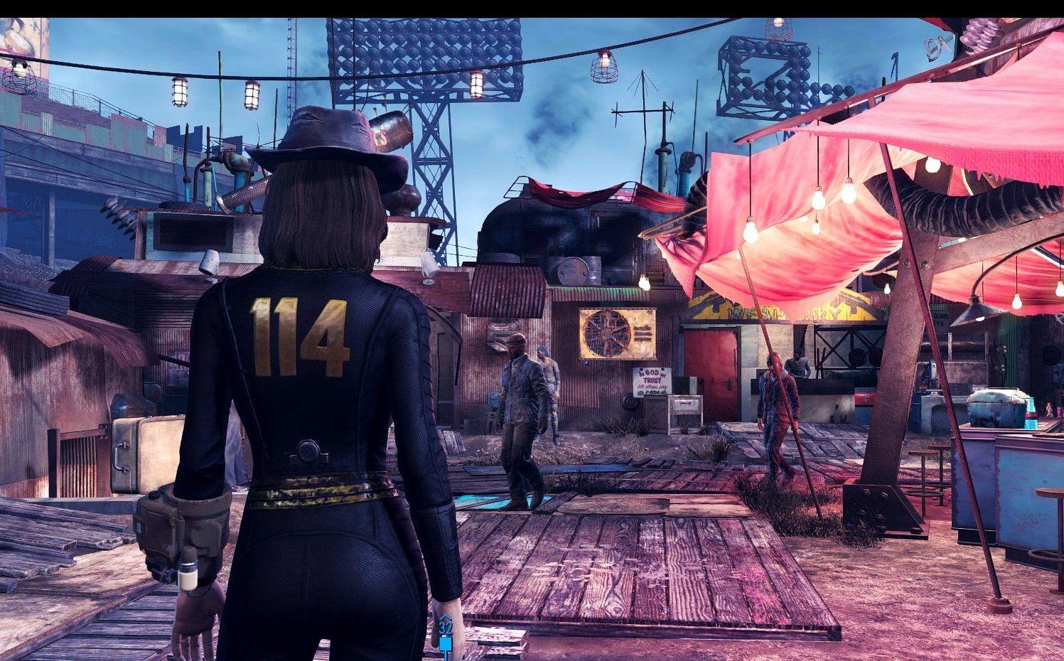 辐射4避难所外套蓝改黑MOD下载