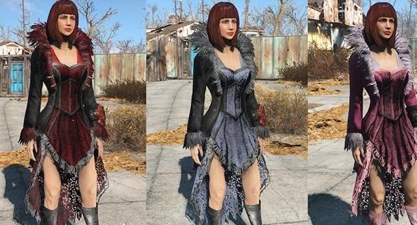 辐射4羽毛贵妇装MOD下载