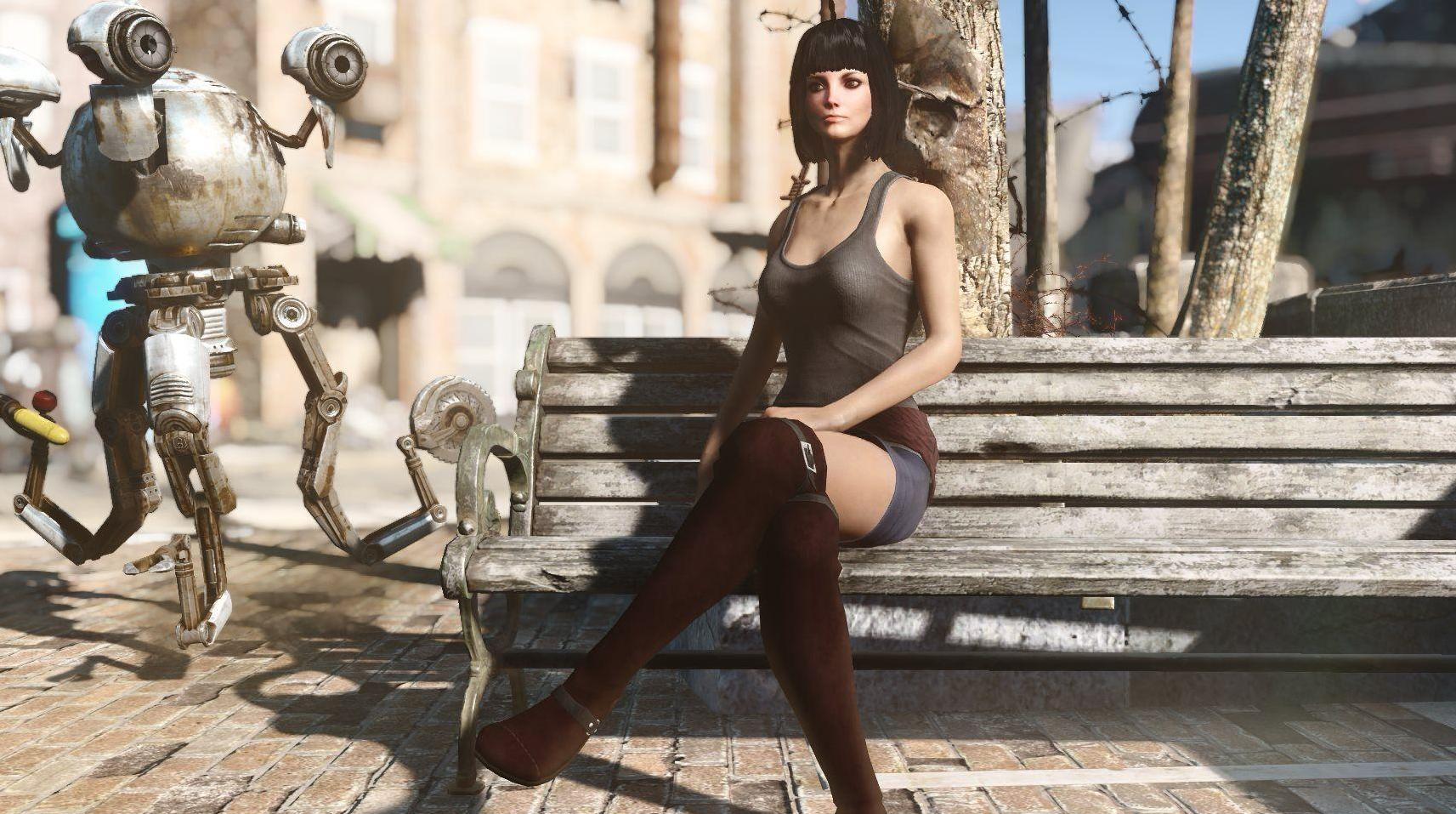 辐射4CBBE身形长靴热裤MOD下载