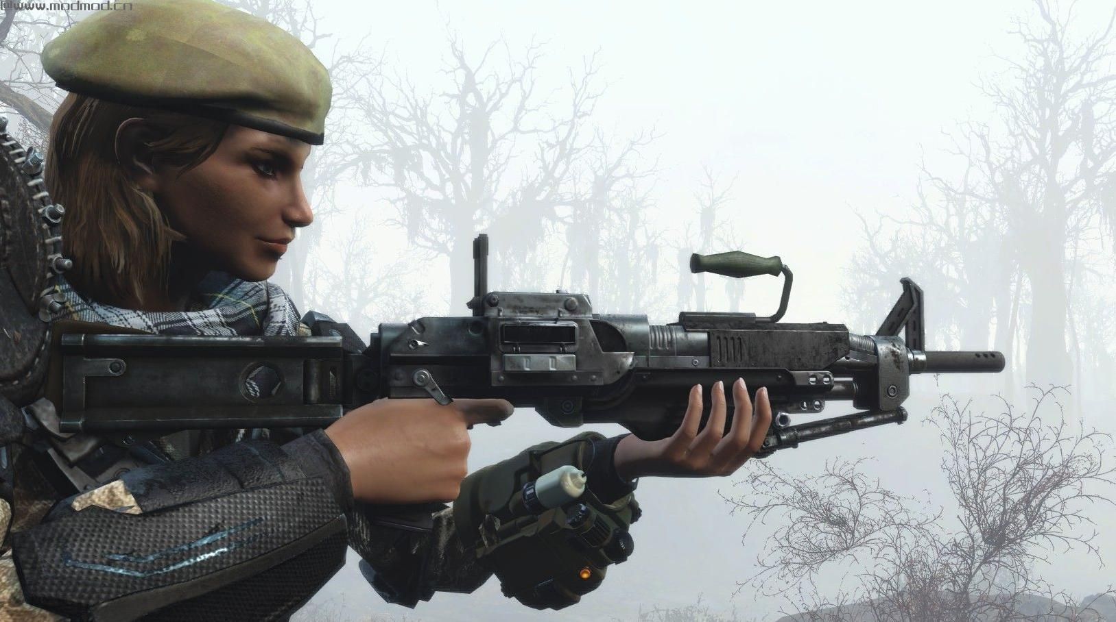 辐射4WH77LSW机枪MOD下载