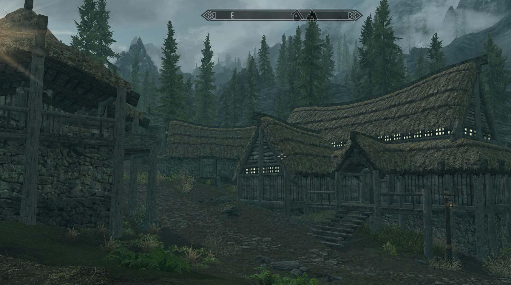 上古卷轴5：天际重制版观湖庄园外的松木村MOD下载