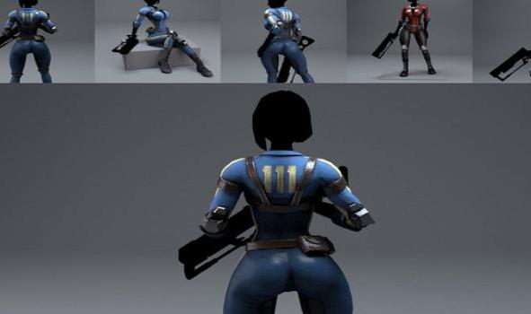 辐射4slooty避难所紧身衣MOD下载