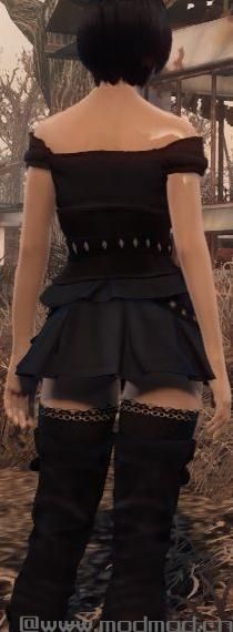 辐射4巫师3狂猎叶妮芙的裙装MOD下载