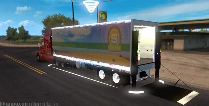 美国卡车模拟冷藏拖车MOD下载