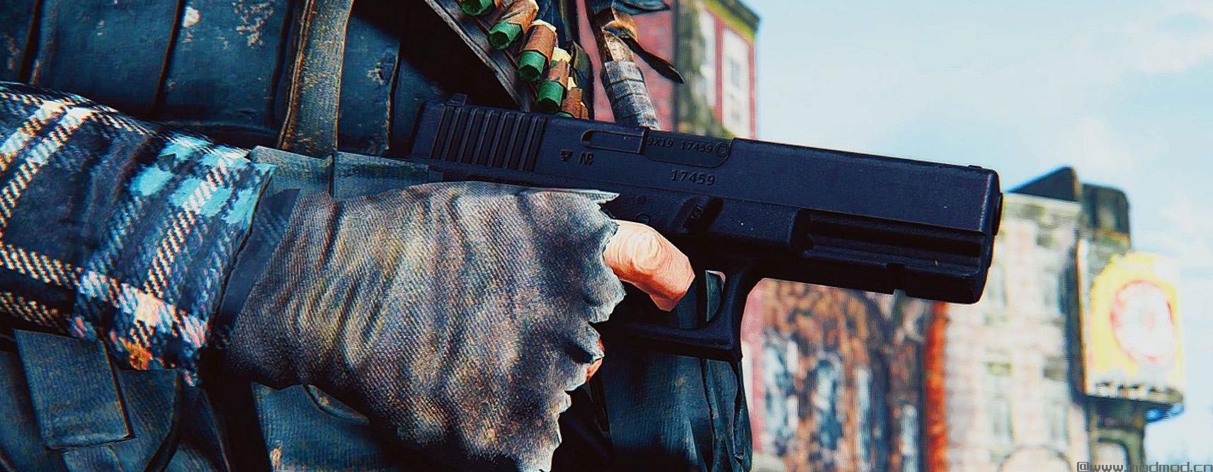 辐射4格洛克P80手枪MOD下载