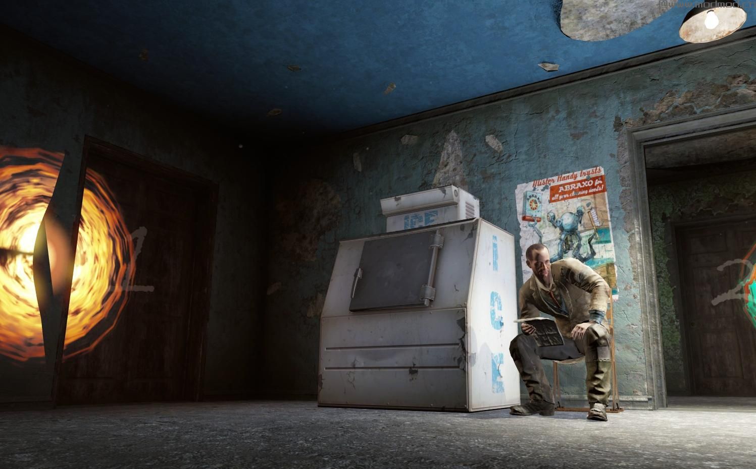 辐射4传送门极光枪MOD下载