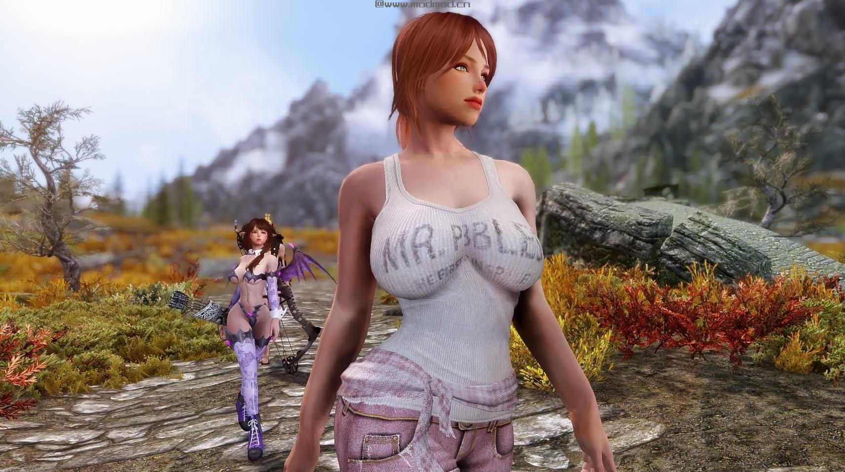 上古卷轴5：天际重制版 摇摆巨乳MOD下载+安装说明