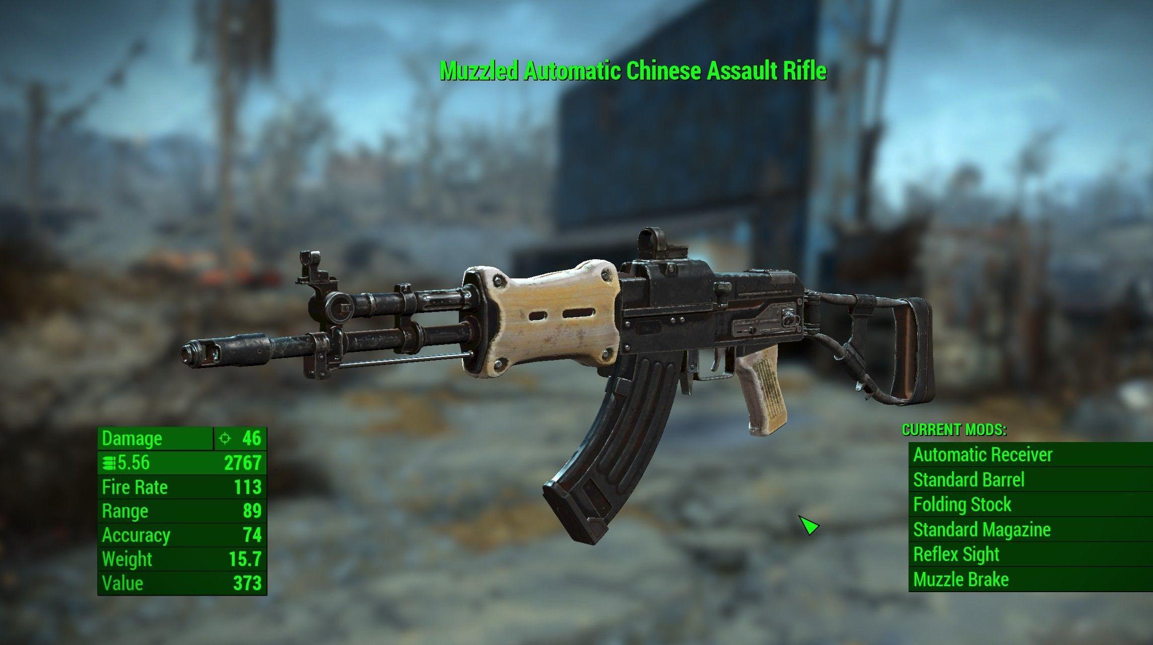 辐射4中国突击步枪v1.4修正版MOD下载