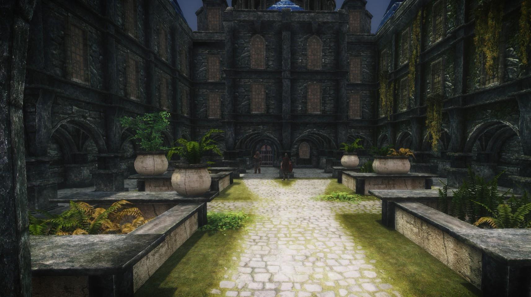 上古卷轴5：天际重制版蓝色宫殿庭院替换MOD下载