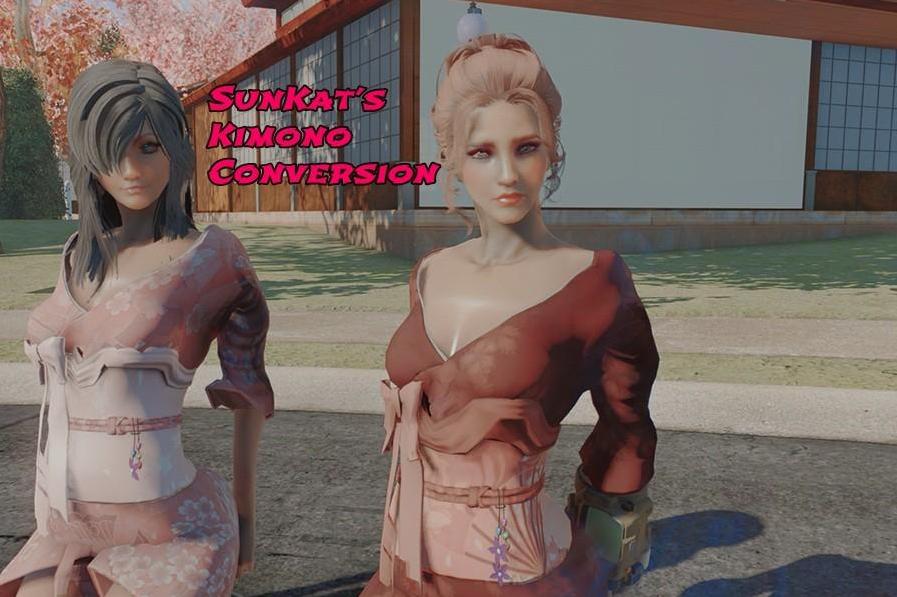 辐射4可爱优雅和服MOD下载