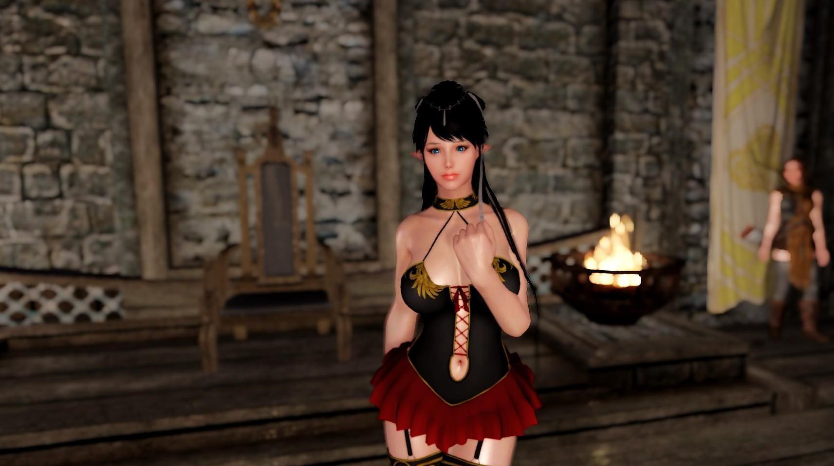 上古卷轴5DQ8神圣束身胸衣物理化MOD下载