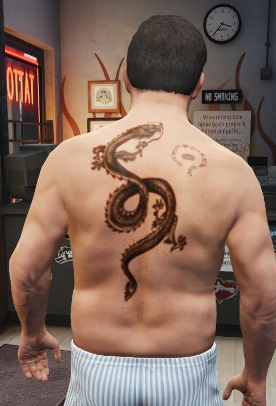 侠盗猎车5热血无赖沈伟刺青MOD下载