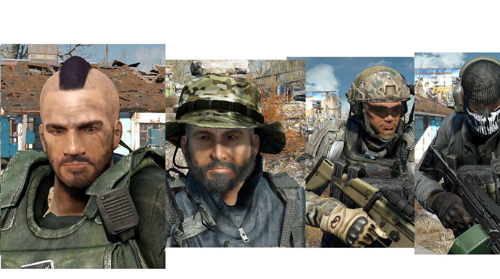 辐射4使命召唤脸预设MOD下载