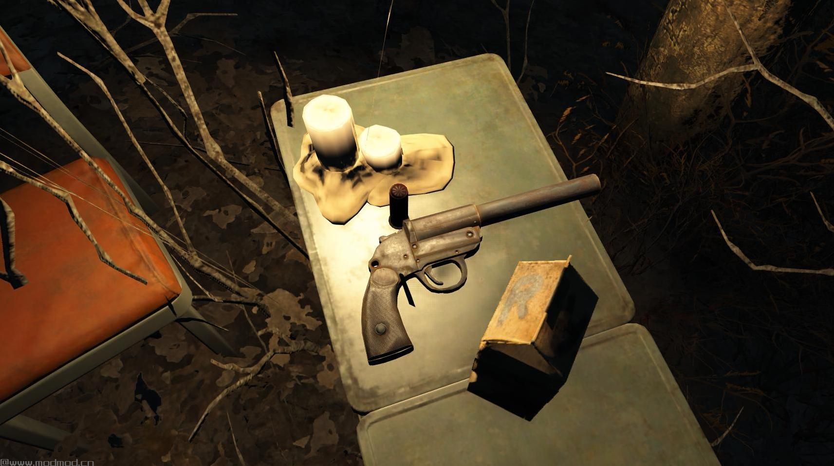 辐射4单发手枪MOD下载