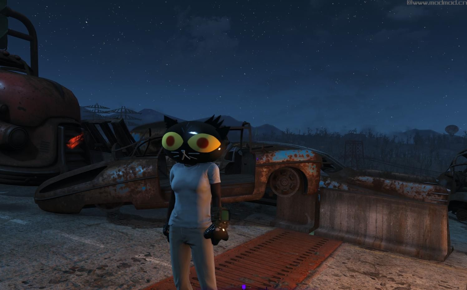 辐射4林中夜头盔MOD下载