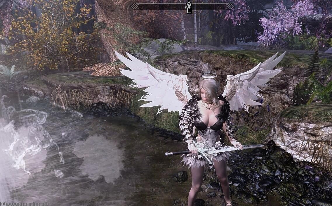 上古卷轴5：天际重制版 黑白羽毛MOD下载+安装说明