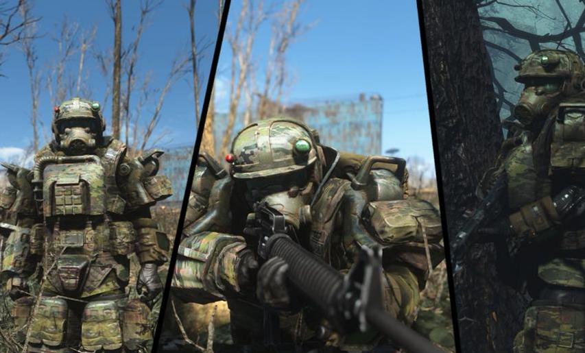 辐射4海军陆战队装甲涂装MOD下载