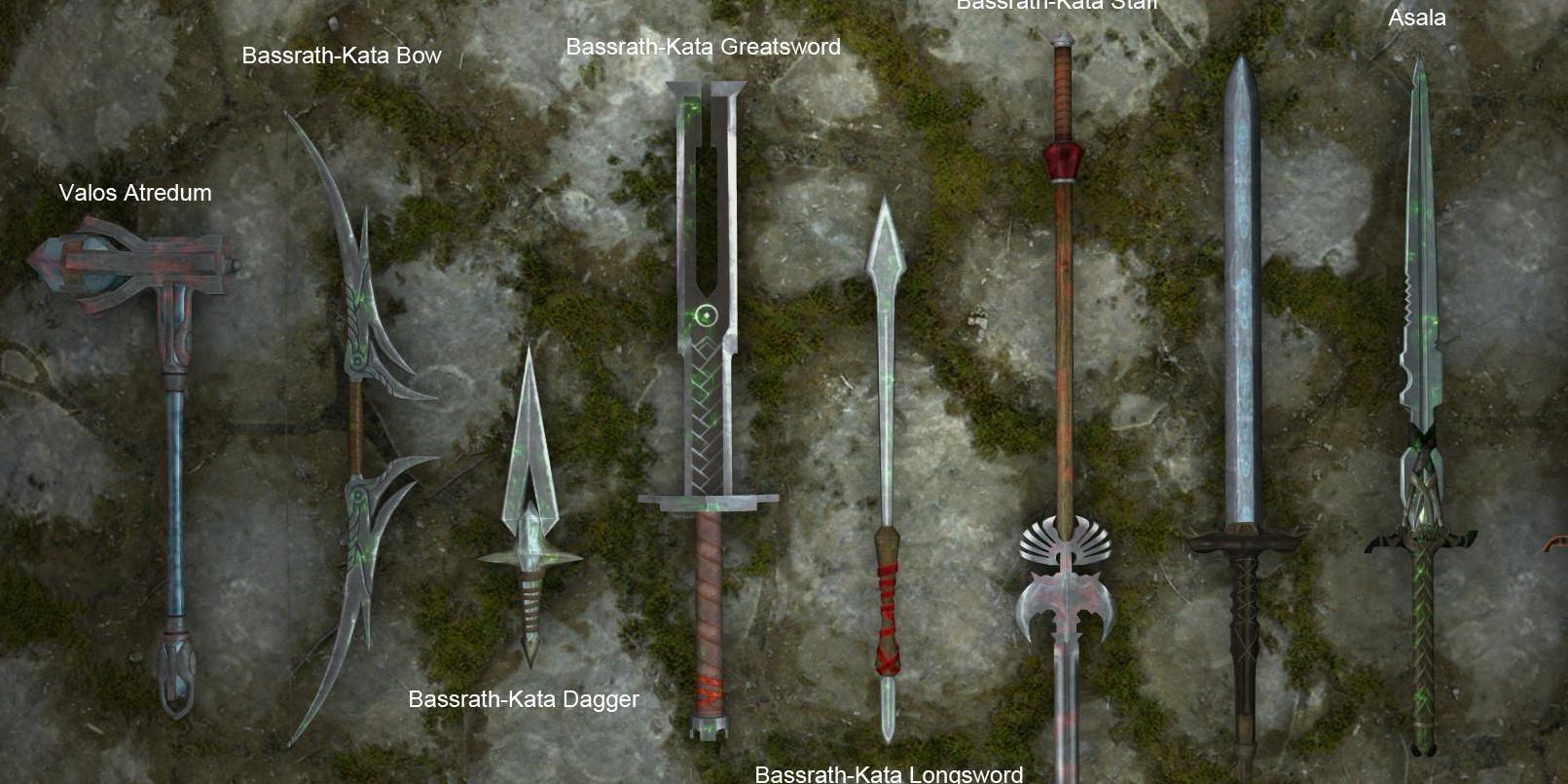 上古卷轴5：天际重制版龙腾世纪系列武器MOD下载